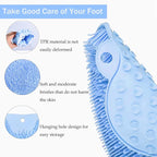 Shower Foot and Back Scrubber Mat, Wall Mounted Shower Foot Scrubber - Image 3