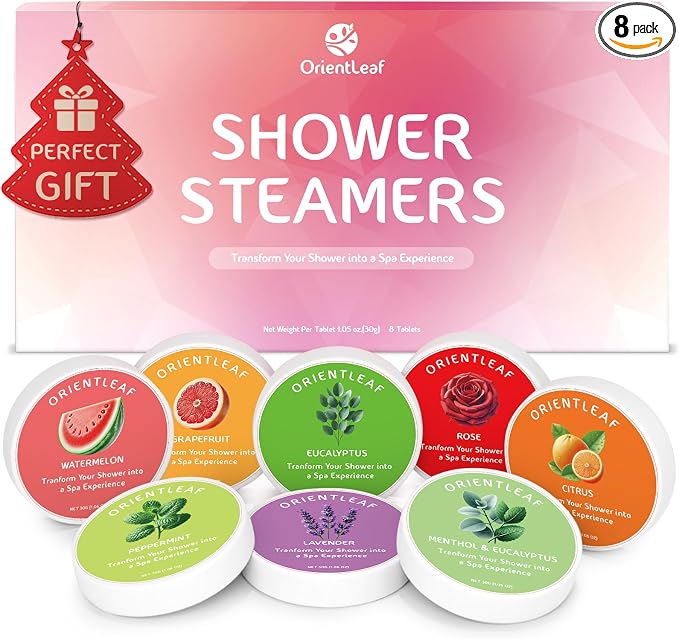 ORIENTLEAF Shower Steamers Aromatherapy, Self Care Birthday Gifts by OrientLeaf