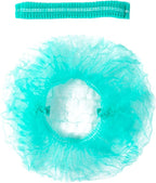 ProtectX 100-Pack Green Disposable Hair Nets, Elastic Head Cover, Bouffant Caps - Image 5