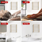 Heated Towel Racks for Bathroom, Wall Mounted Electric Towel Warmer Racks - Image 6
