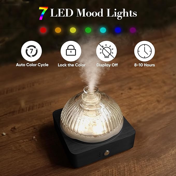Glass Dome Essential Oil Diffuser - Image 4
