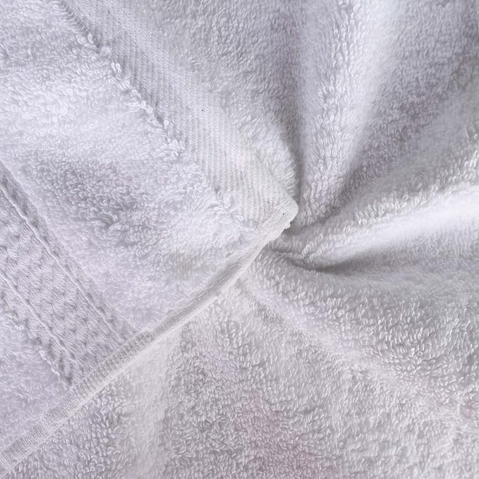 SUPERIOR Egyptian Cotton Pile 8 Piece Towel Set, Includes 2 Bath, 2 Hand - Image 4