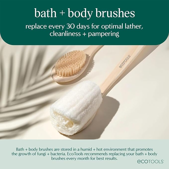EcoTools Dry Body Brush 4-Pack – Exfoliating Body Scrubber - Image 6