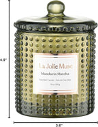 LA JOLIE MUSE Mandarin Matcha Candle, Citrus Candles - Image 8