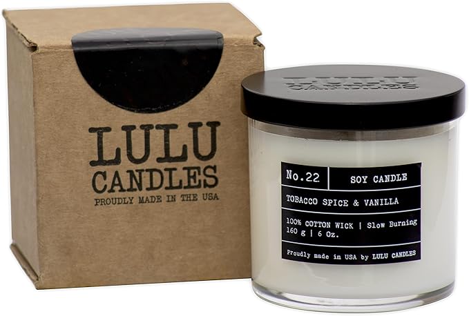 Lulu Candles | Blood Orange & Grapefruit | Luxury Scented Soy Jar Candle | Hand - Image 5