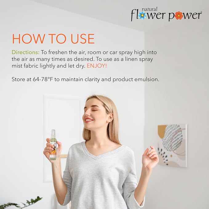 Natural Flower Power Air Freshener Spray - Image 5