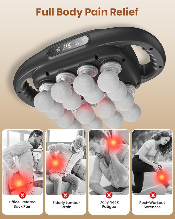 16-Head Massage Gun, Deep Tissue Back Massager - Image 5