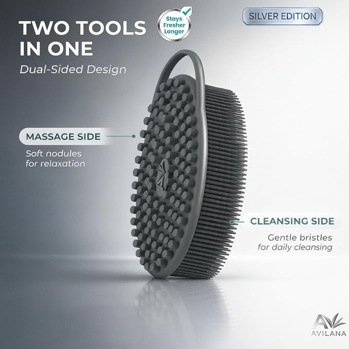 Avilana Silver Edition Body Scrubber - Image 4