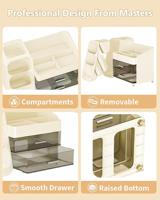 Anylady Large Capacity Makeup Organizer Countertop - Image 4
