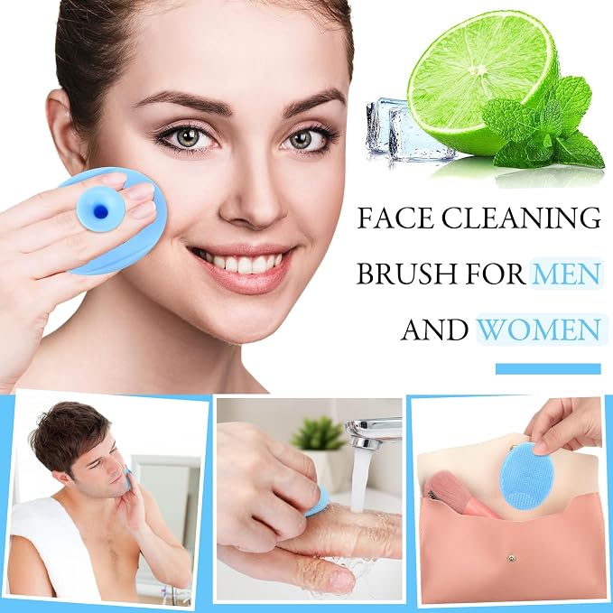 Nuogo 40 Pack Facial Cleansing Brush Face Scrubber Face Exfoliator Exfoliating - Image 4