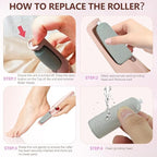 9 Pack Pedicures Replacement Heads, Electric Foot Callus Remover Roller Refills - Image 6