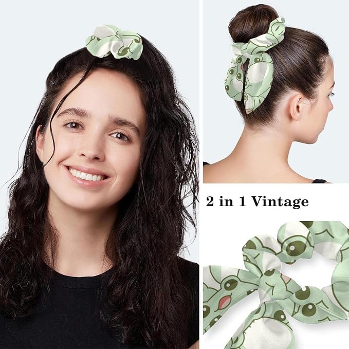 Women Working Cap with Buttons Bouffant Hat Autumn Leaves Nurse Scrub Caps Long - Image 5