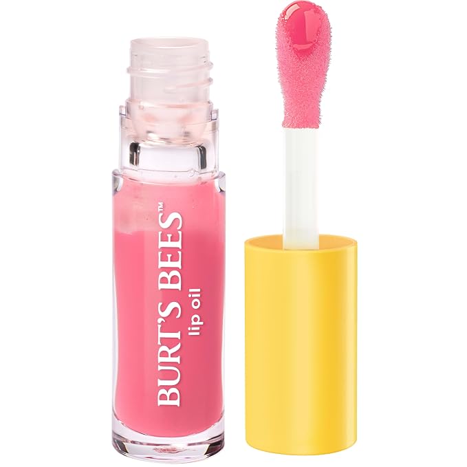 Burt's Bees Lip Oil Pink Sky, Instant Hydration, Nourishes and Softens Lips - Image 2