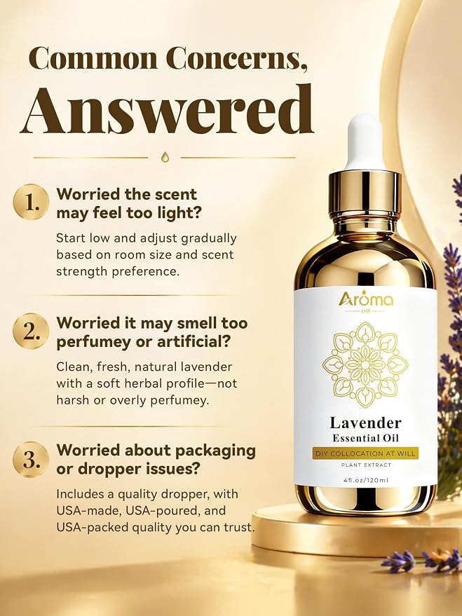 100% Pure Lavender Essential Oil 4 fl oz - Image 6