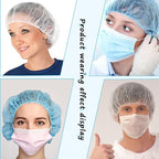 Disposable Bouffant Caps, 21inches Hair Net, Elastic Dust Cap - Image 6