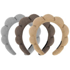 3 Pack Terry Cloth Spa Headbands by ACO-UINT
