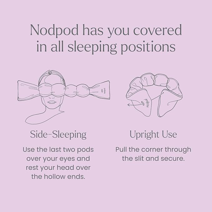 Nodpod Gentle Pressure Sleep Mask | Patented Light Blocking Design - Image 5