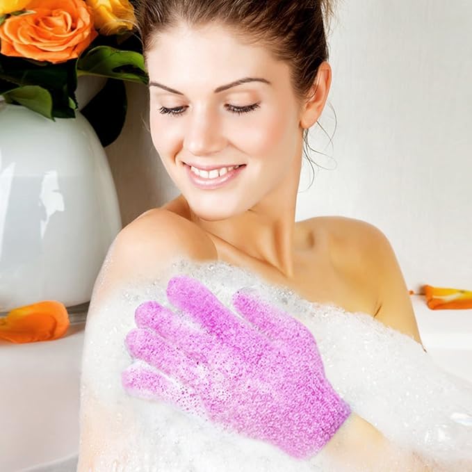 12 Pcs Exfoliating Shower Bath Gloves - Image 6
