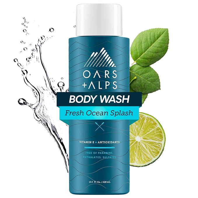 Oars + Alps Body Wash for Men, Mens Body Wash & Face Cleanser by OarsAlps