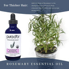 PURA D'OR Organic Rosemary Essential Oil, Therapeutic Grade, - Image 3