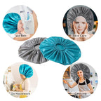 Jumbo Size Shower Cap 2 PCS Waterproof Shower Caps - Image 6
