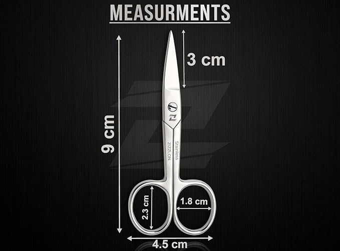 Nail Scissors Curved for Women and Men, Long Lasting Sharp Nickel Plated for - Image 6