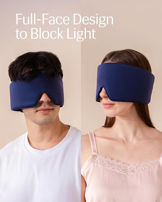 Rest® Evercool® Cooling Eye Mask, Full-Coverage Light Blocking, Instant - Image 3