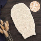 2 Pcs Exfoliating Gloves, Bath Shower Gloves Mitts Bamboo Fiber Bath Body - Image 7