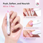 SAVILAND Cuticle Remover Pen: Ceramic Cuticle Pusher & Oil Pen 4.5ml Nail - Image 5