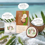 Bath & Shower Spa Basket Gift Set, Coconut Scent, - Image 4