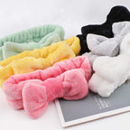 Casoty 6 Pieces Bow Hair Band Spa Headband - Image 9