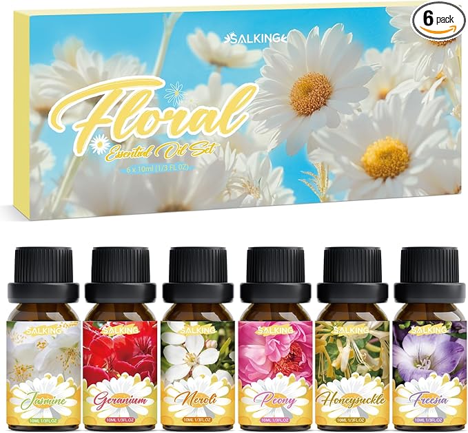 SALKING Essential Oils Gift Set, 100% Pure Fragrance Oil Aromatherapy Essential by SALKING