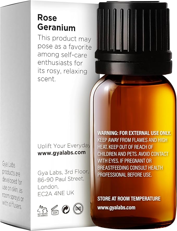 100% Pure Rose Geranium Essential Oil - Image 2