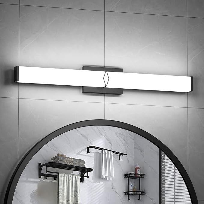 Bathroom Vanity Light, 32inch 5CCT Modern Dimmable Bathroom Light Fixtures Over by Unknown