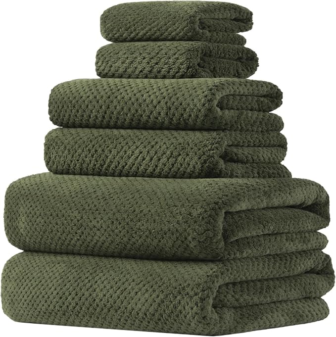 Extra Large Bath Towels Set for Bathroom 30x60 Inches Super Soft Light Weight by HVMSTOWELS