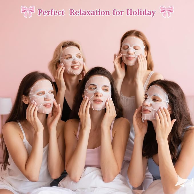 54PCS Spa Party Supplies for Girls, Spa Party Favors Include Facial Masks - Image 6