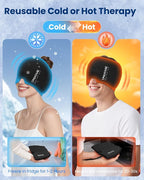 ONLYCARE Migraine Relief Cap, Soothing Migraine Mask, Upgraded Odorless Gel Ice - Image 6