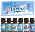 SALUBRITO Clean Fragrance Oils Set, Premium Essential Oils Set by Salubrito