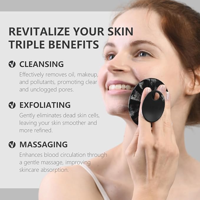 BEAUTAIL Silicone Face Scrubber 2 Pack, Manual Facial Cleansing Brush, Gentle - Image 2