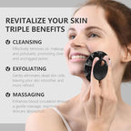 BEAUTAIL Silicone Face Scrubber 2 Pack, Manual Facial Cleansing Brush, Gentle - Image 2