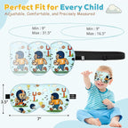 Kids Silk Sleep Mask – 100% Mulberry Silk Eye Cover, Kid Eye Mask - Image 5