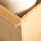 Bamboo Toilet Paper Holder & Bathroom Organizer by Alder Row, Freestanding - Image 8