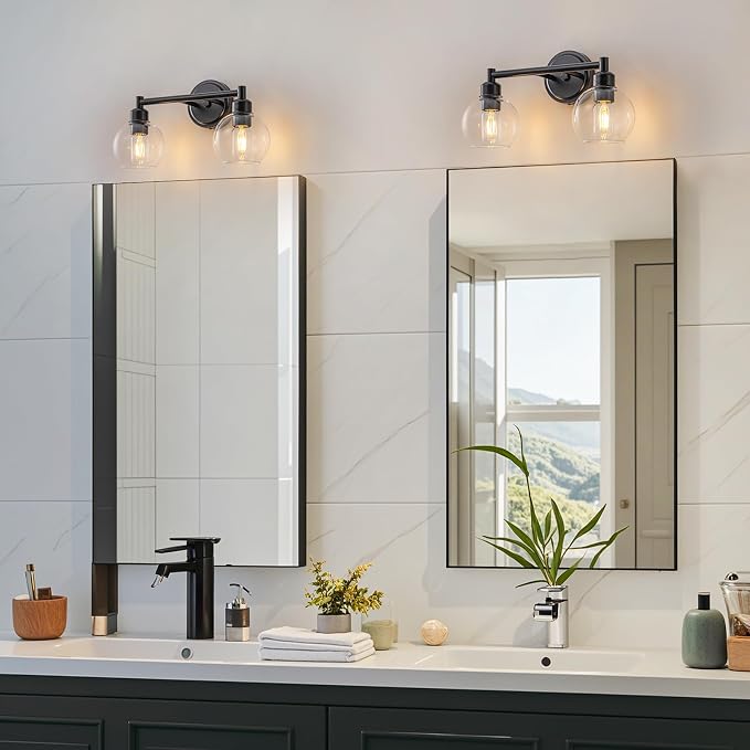 Bathroom Light Fixtures, 2-Light Modern Bathroom Vanity Light, Wall Lights Over - Image 5