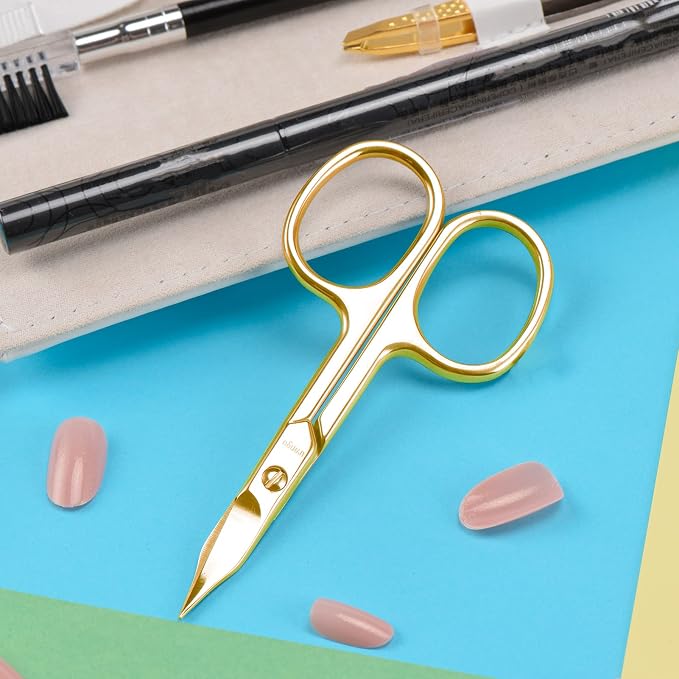 LIVINGO Sharp Curved Nail Cuticle Scissors, Premium Stainless Steel Blade - Image 7