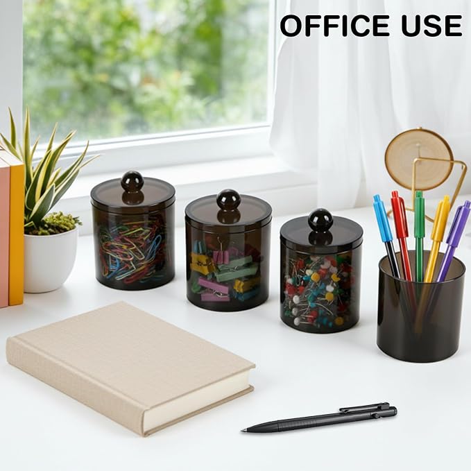 WEISHI 4 Pack Qtip Holder Dispenser - Image 7