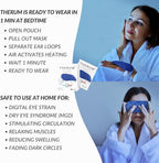 THERUM 120 Mins Long Lasting Self Heating Steam Eye Mask - Image 4