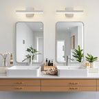 Nickel Bathroom Vanity Light 15.75 inch, 14W Dimmable 5CCT LED Bathroom Light - Image 7