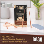 MasterMedi Tongue Scraper with Case Easy to Use Tongue Scraper - Image 5