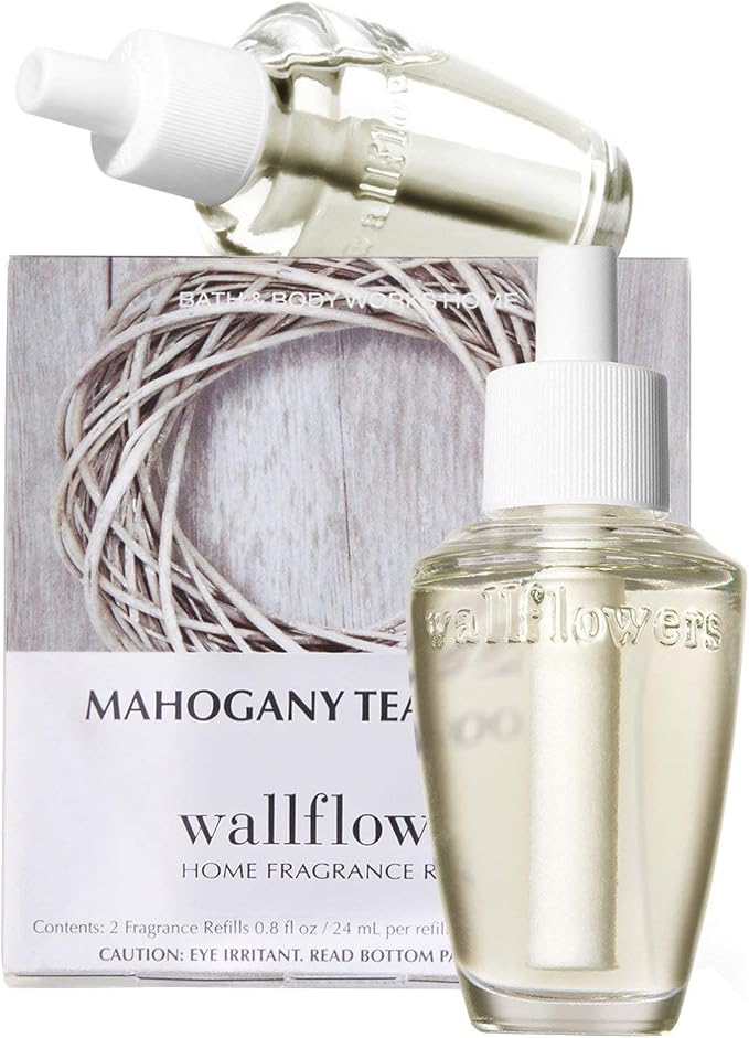 Bath & Body Works Wallflowers Refills, Mahogany Teakwood Scent, Plug-In Air by BathBodyWorks