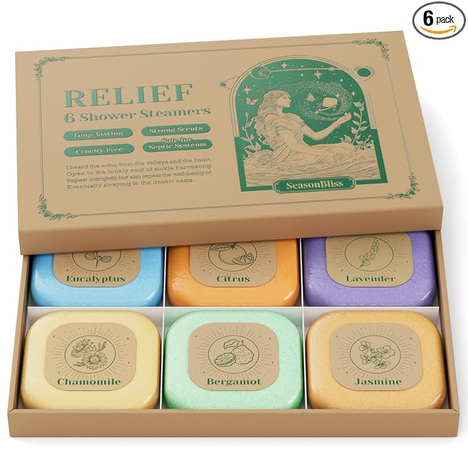 SeasonBliss Shower Steamers for Valentine's Day, 6 Pack Set Shower Bombs Tablets by Unknown